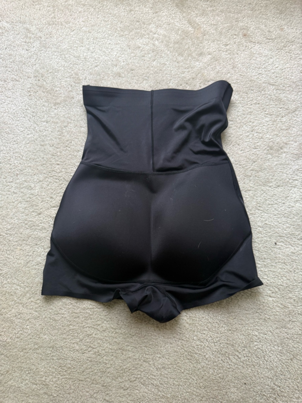 High-Waist Black Shapewear Shorts with Butt Lifting Support